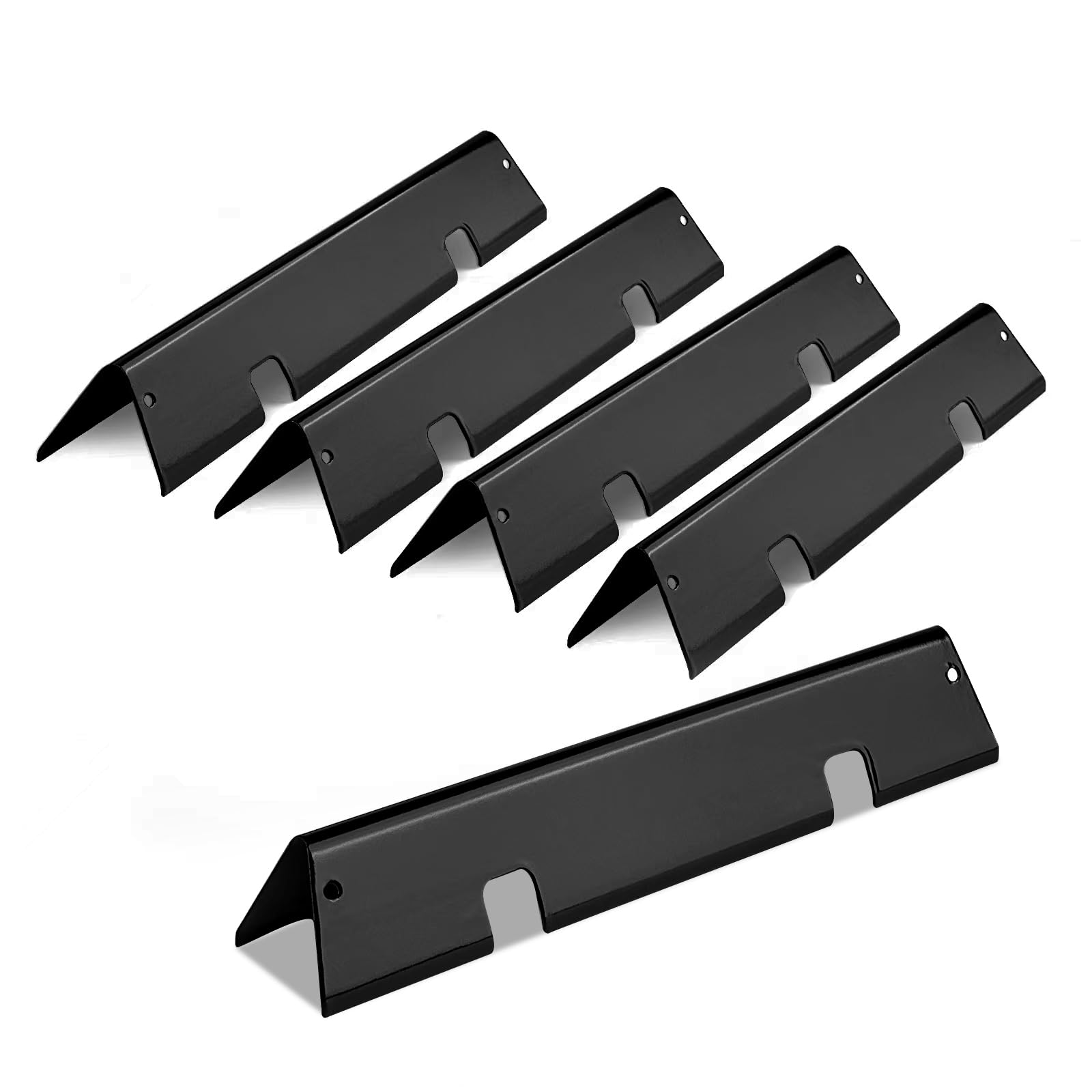 7636 Flavorizer Bars für Weber Spirit I&II 300, 38,9CM 67046 Aromaschienen für Weber Spirit GS4 und Spirit E310/320 S310/320 Grills(mit vorderen Bedienknöpfen),Heizplatte Ersatz, Flammenschutz