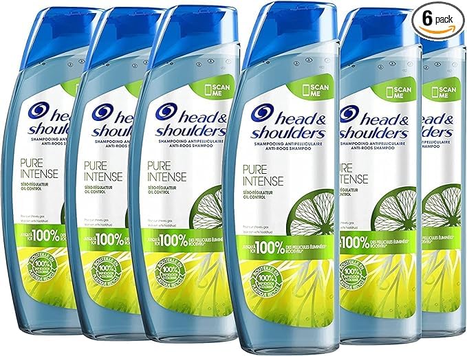 Shampooing pour la tête et les épaules Deep Cleansing Oil Control 250 ml x 6