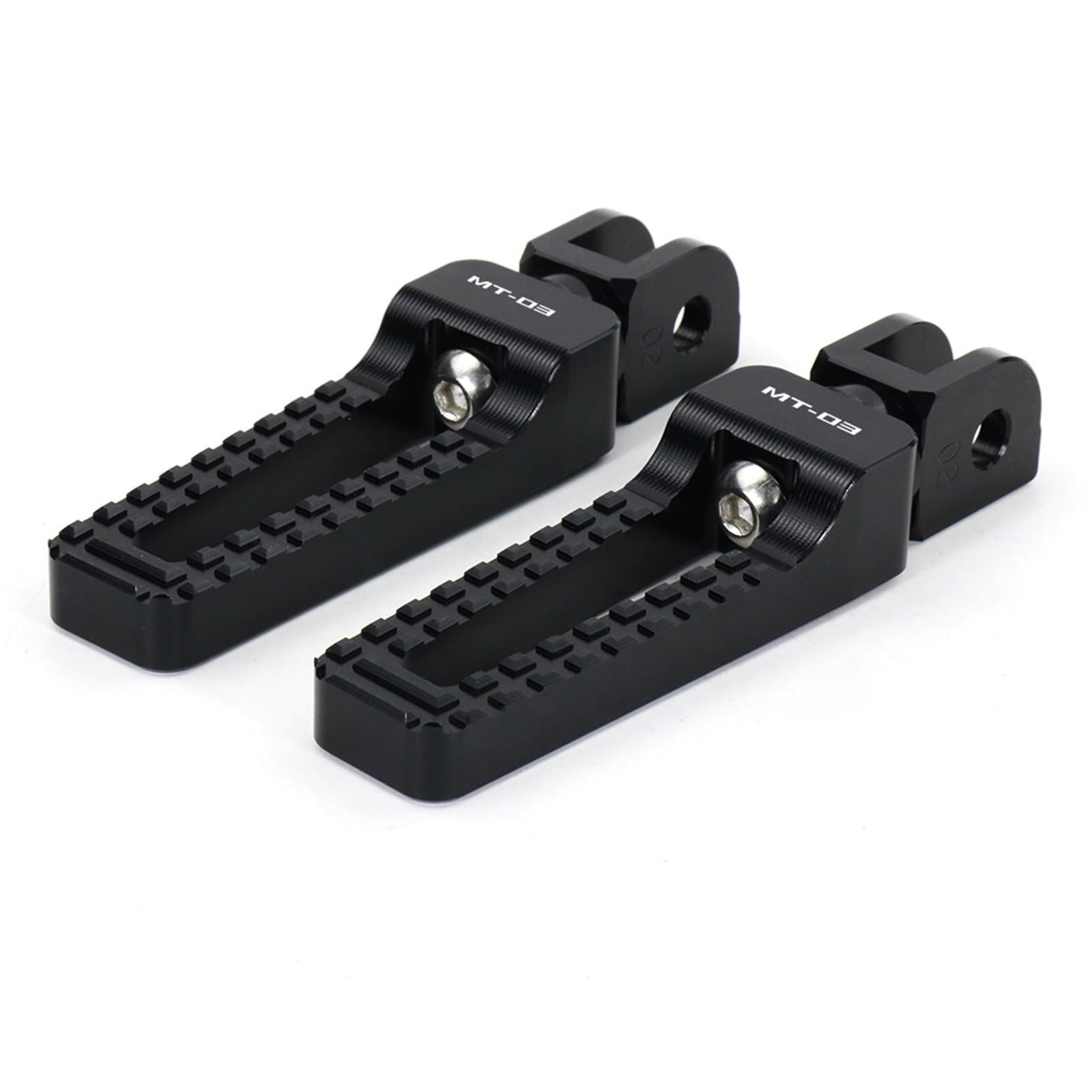 Repose-Pieds Arrière CNC Moto en Aluminium Rigide Haute Adhérence pour MT-03
