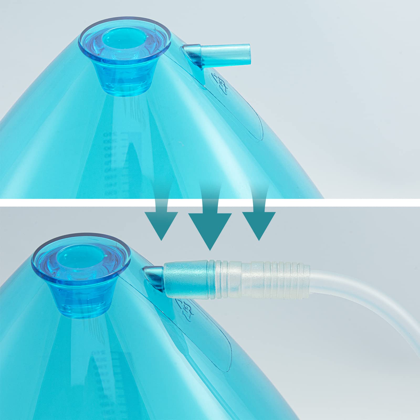 ELITZIA 6x3 trasparente tubo in silicone accessorio per ELITZIA allargamento del seno pompa a vuoto tazze forma di sollevamento del seno macchina digitale seno bellezza salone Spa