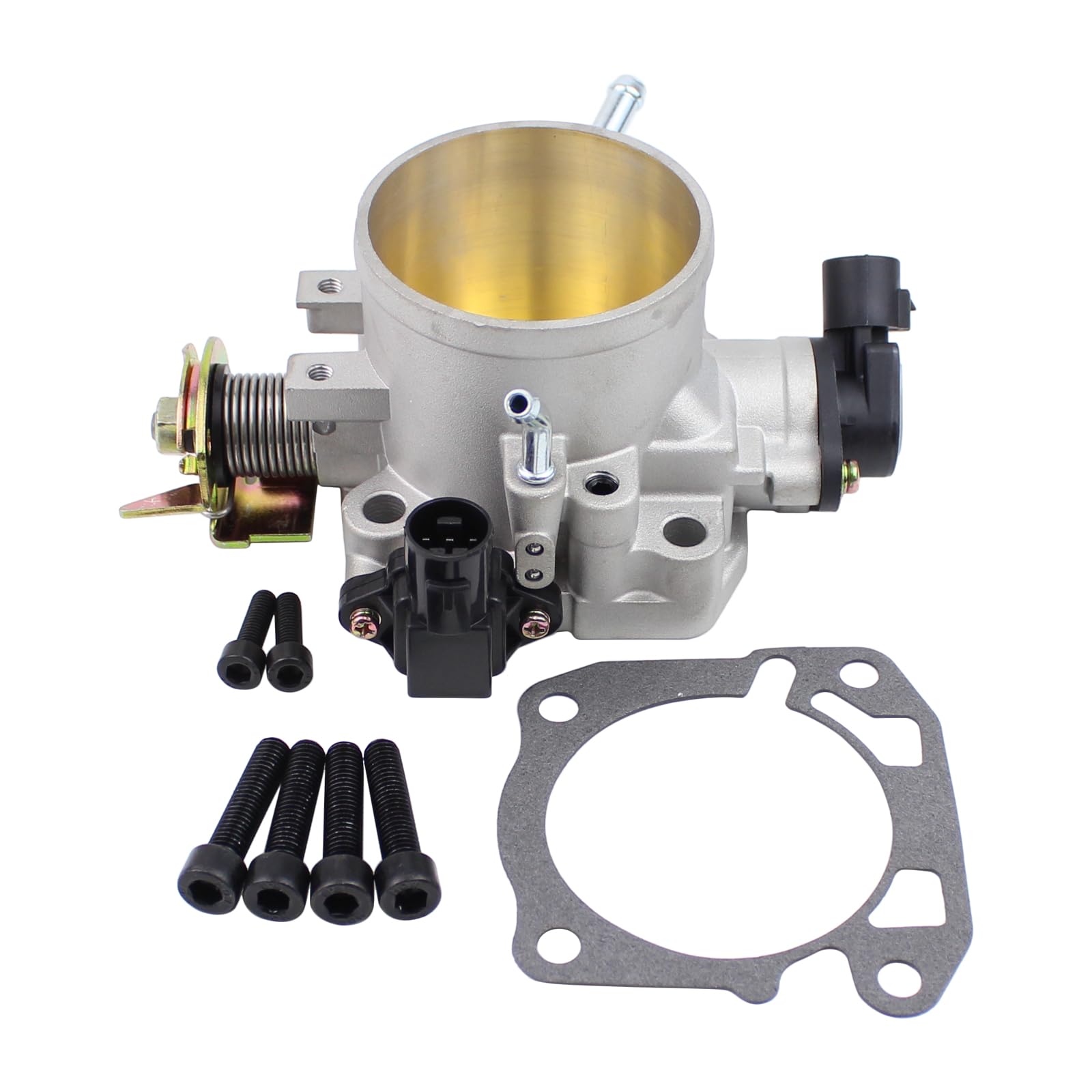 Photo 1 of Roneeson 70MM Throttle Body with Nut and Gasket Kit for Acura Integra 1990-2001, Honda Accord 1990-1997, Civic 1996-2000, Civic del Sol 1993-1997, Prelude 1992-2001, S2000 2000-2005