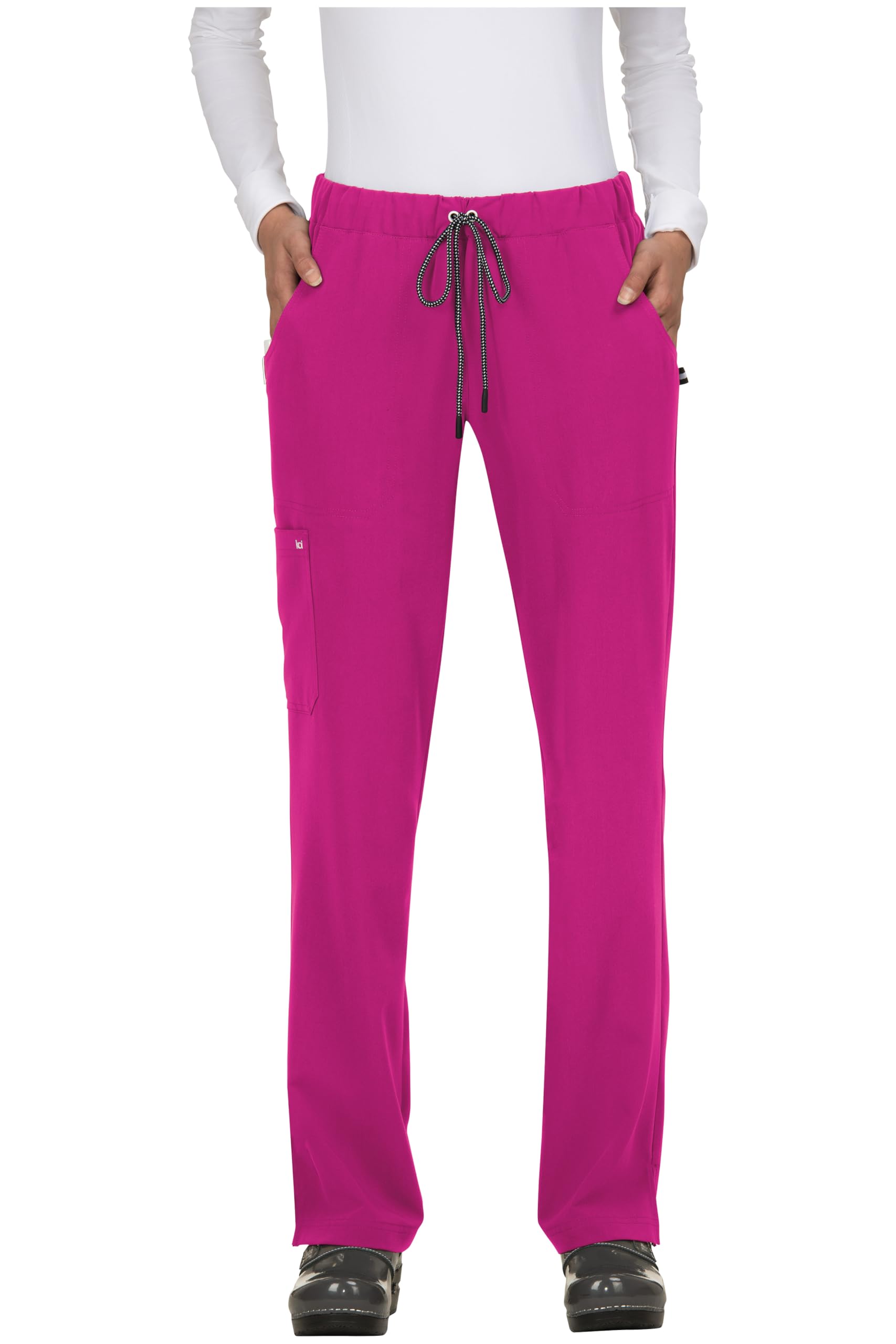 KOI Next Gen Everyday Hero Women's 5-Pocket Cargo Scrub Pants, 4-Way Stretch