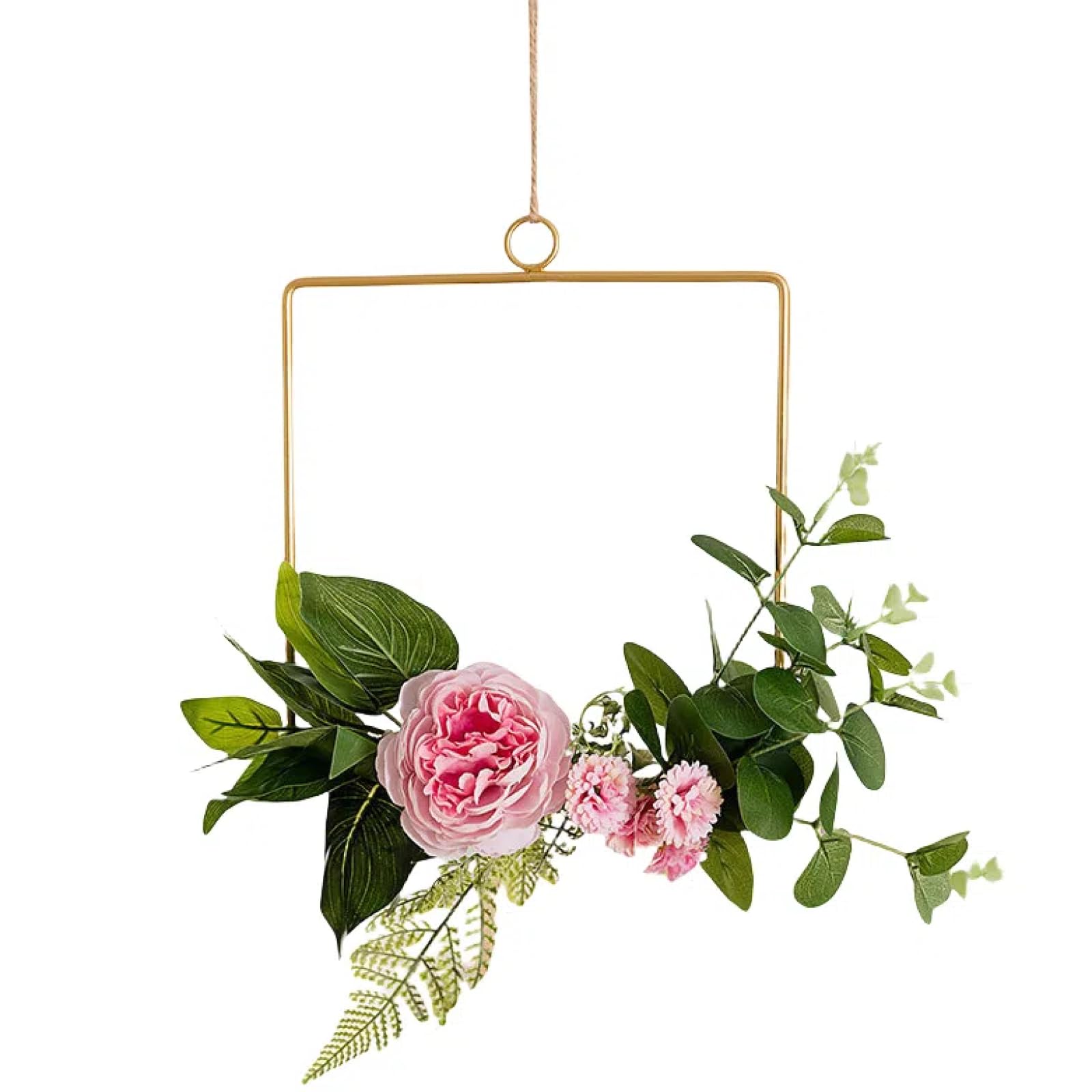 Décoration Murale Fer Forgé fleur artificielle durable