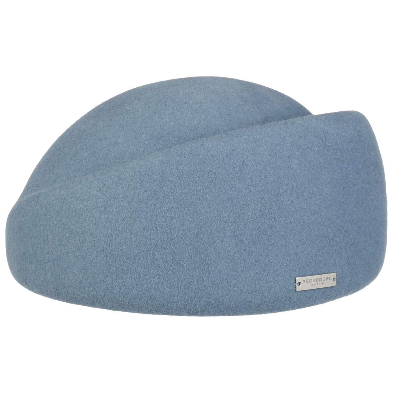 Seeberger Pillbox Wool Felt Hat Women - Autumn Summer Spring Winter All-Season - One Size Blue