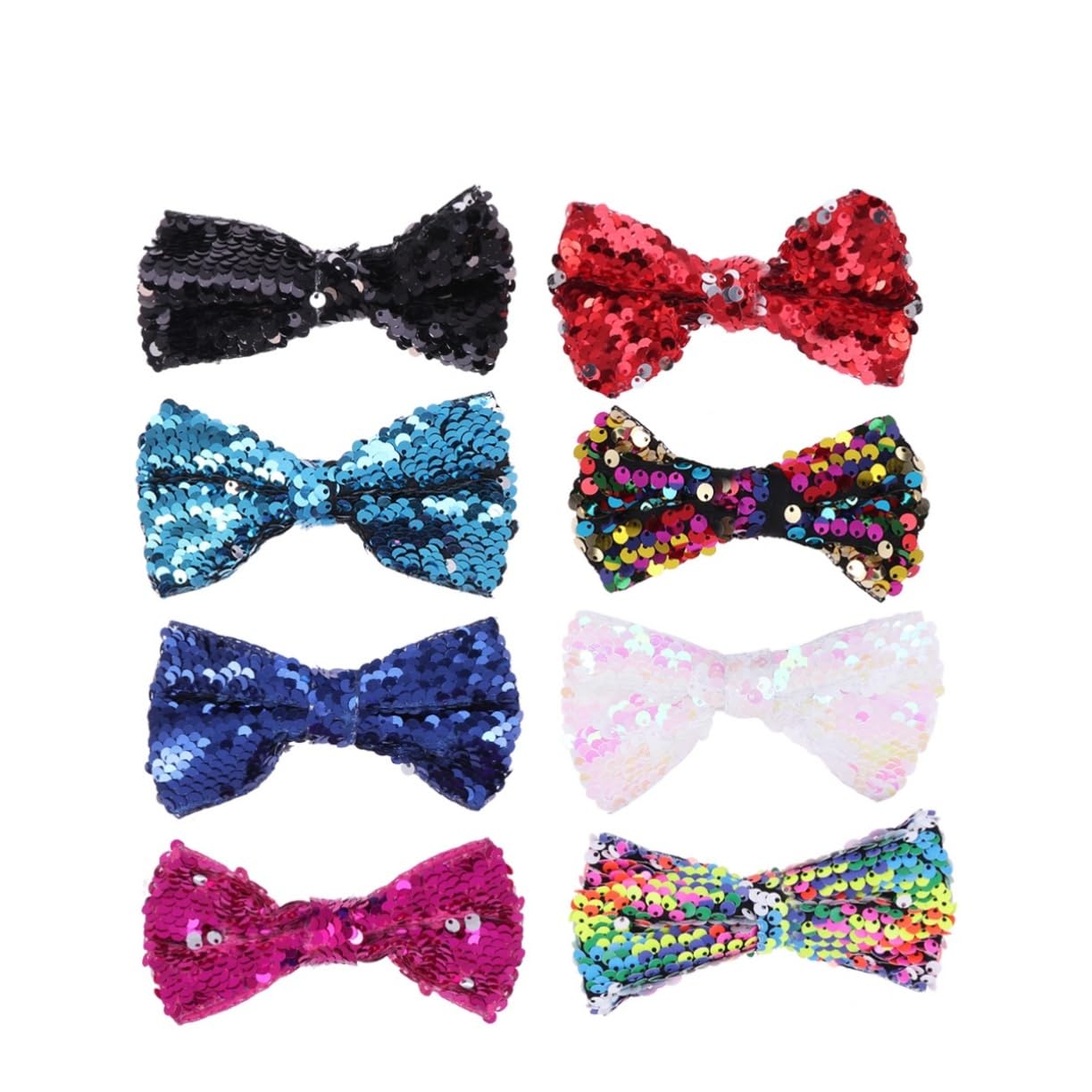 FRCOLOR 32 Pz Lucido Forcina Con Fiocco Capelli Staffe Bowknot Forcina Dei Capelli Con Fiocco Ragazza Forcina Capelli Fermaglio Per Capelli Bambino Cravatta Copricapo