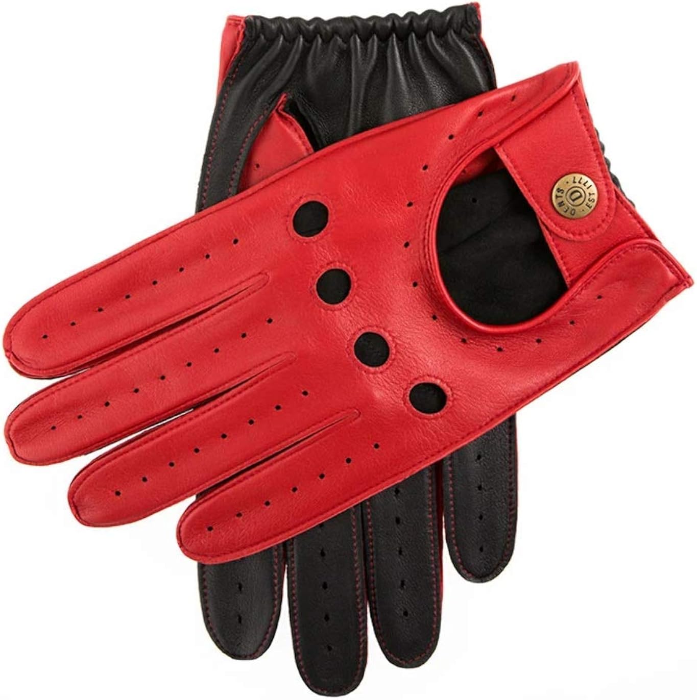 Dents Waverley Men's Two Colour Leather Driving Gloves Amazon.co.uk