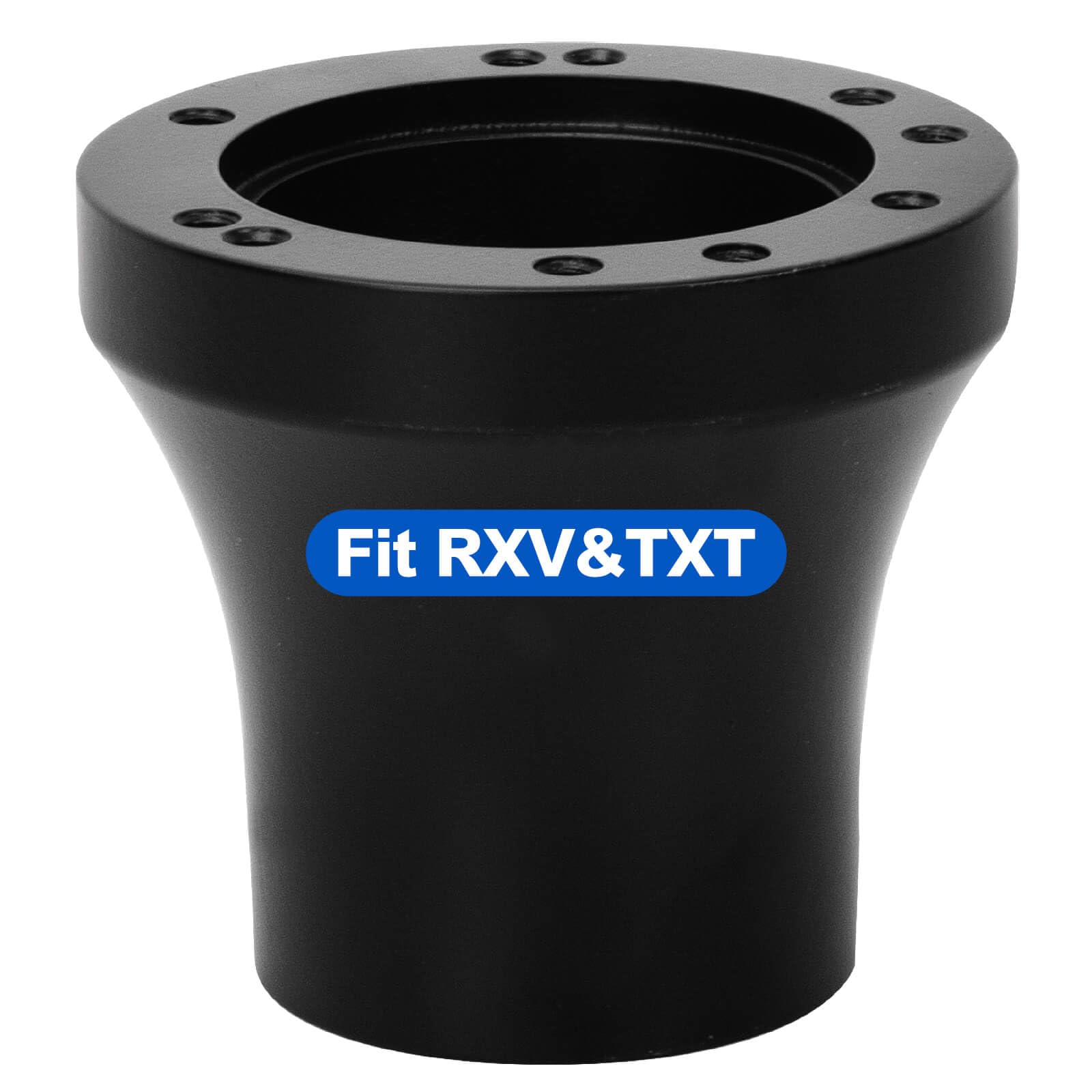 NOKINS EZGO Golf Cart Steering Wheel Adapter, EZGO Steering Wheel Adapter for EZGO TXT and EZGO RXV Models Wheel (Black)