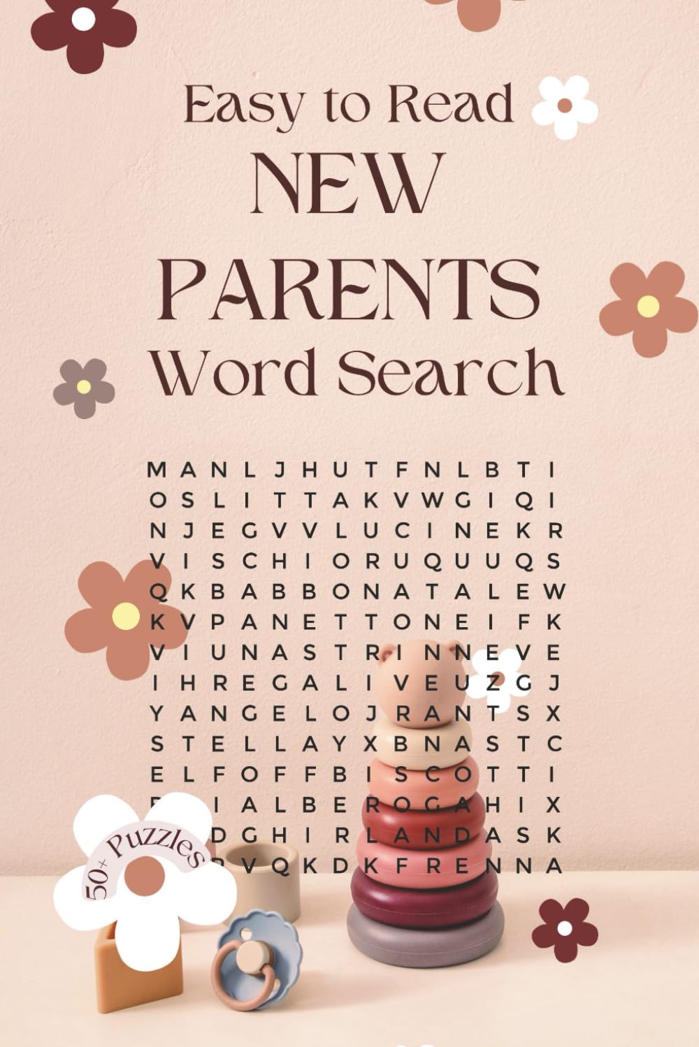 New Parents Word Search Book: Fun Word Searches with Easy to Read Print about babies, joyful moments, baby items, and More | 6X9 inches, 110 Pages | ... for baby showers, Holidays, and Free Times