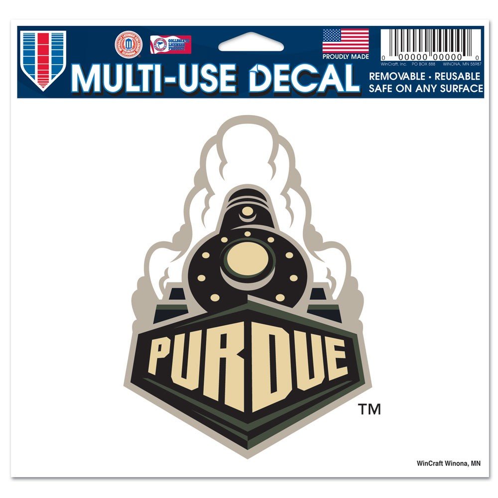 Wincraft NCAA Purdue Boilermakers Decal – 4" X 4" Official Team Sticker For Cars, Laptops & Gear