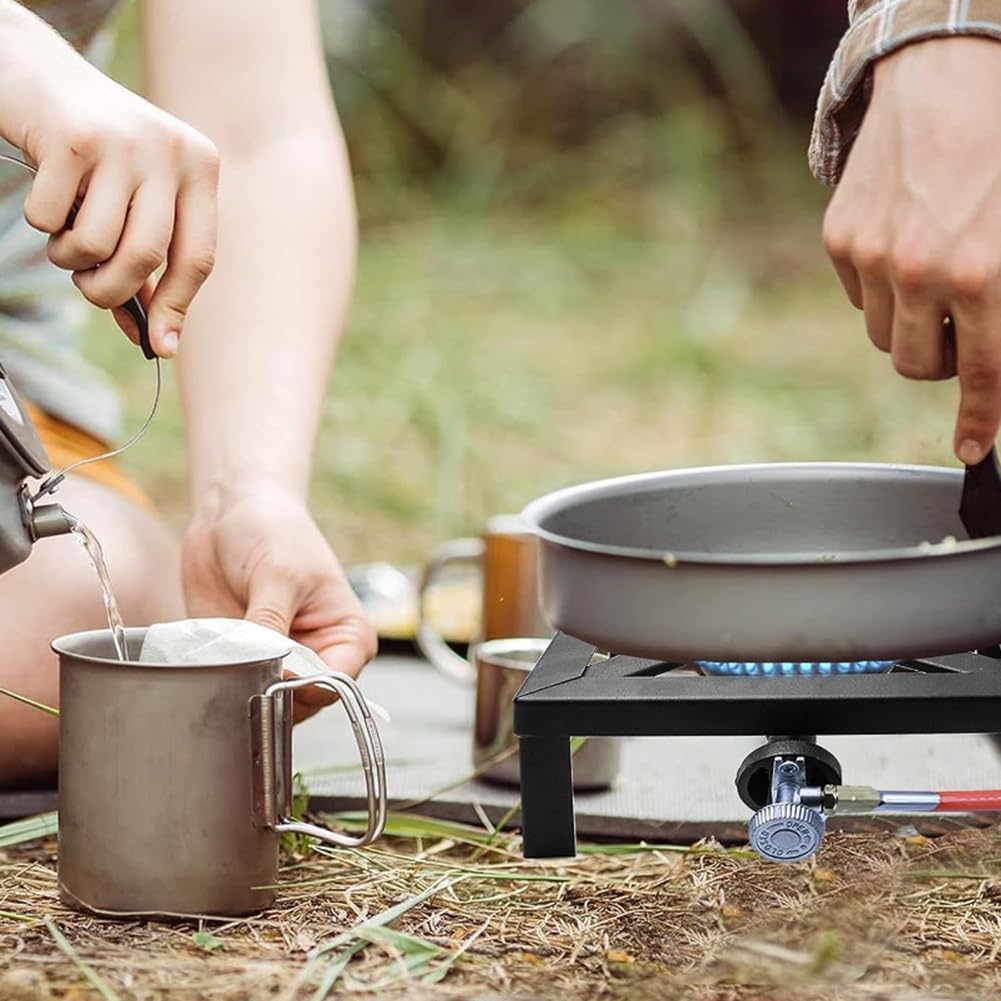 Loufy Soplete de propano de alta presión para cocinar al aire libre, para camping, chupar, cabezales de propano
