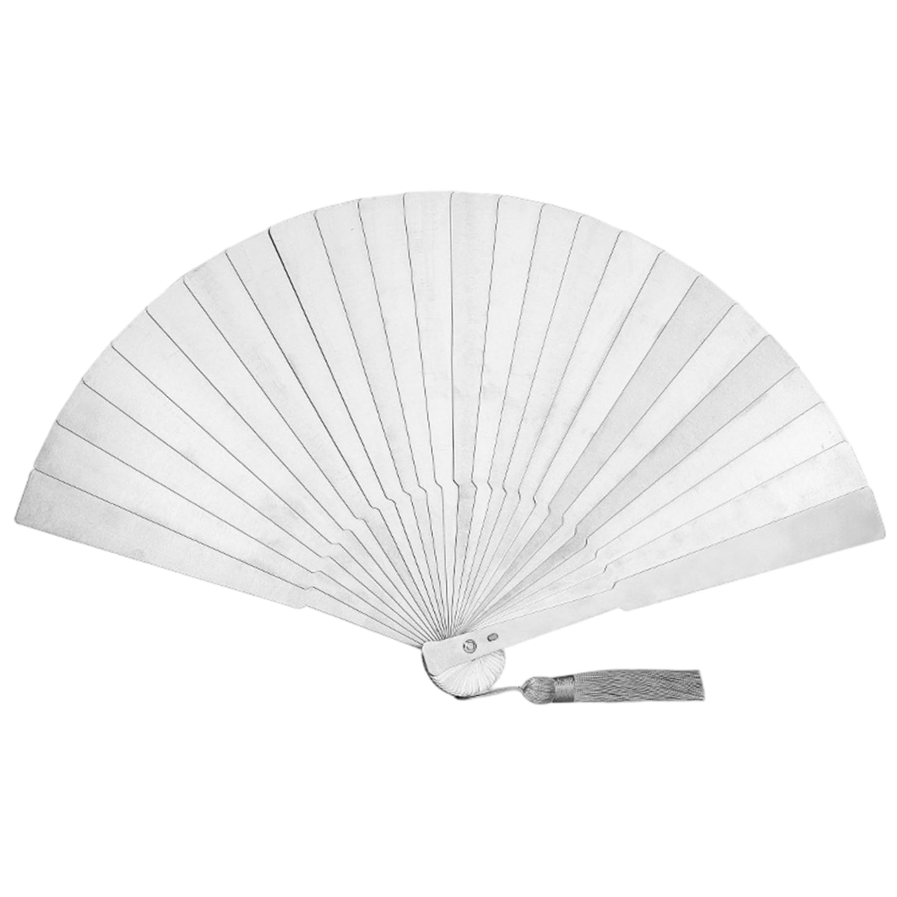 Abanico chino de metal – Abanico de mano plegable de acero inoxidable, diseño antiguo retráctil y portátil de 7 pulgadas
