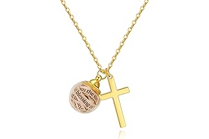 Handmade, Golden Cross Necklace: A Cherished Keepsake