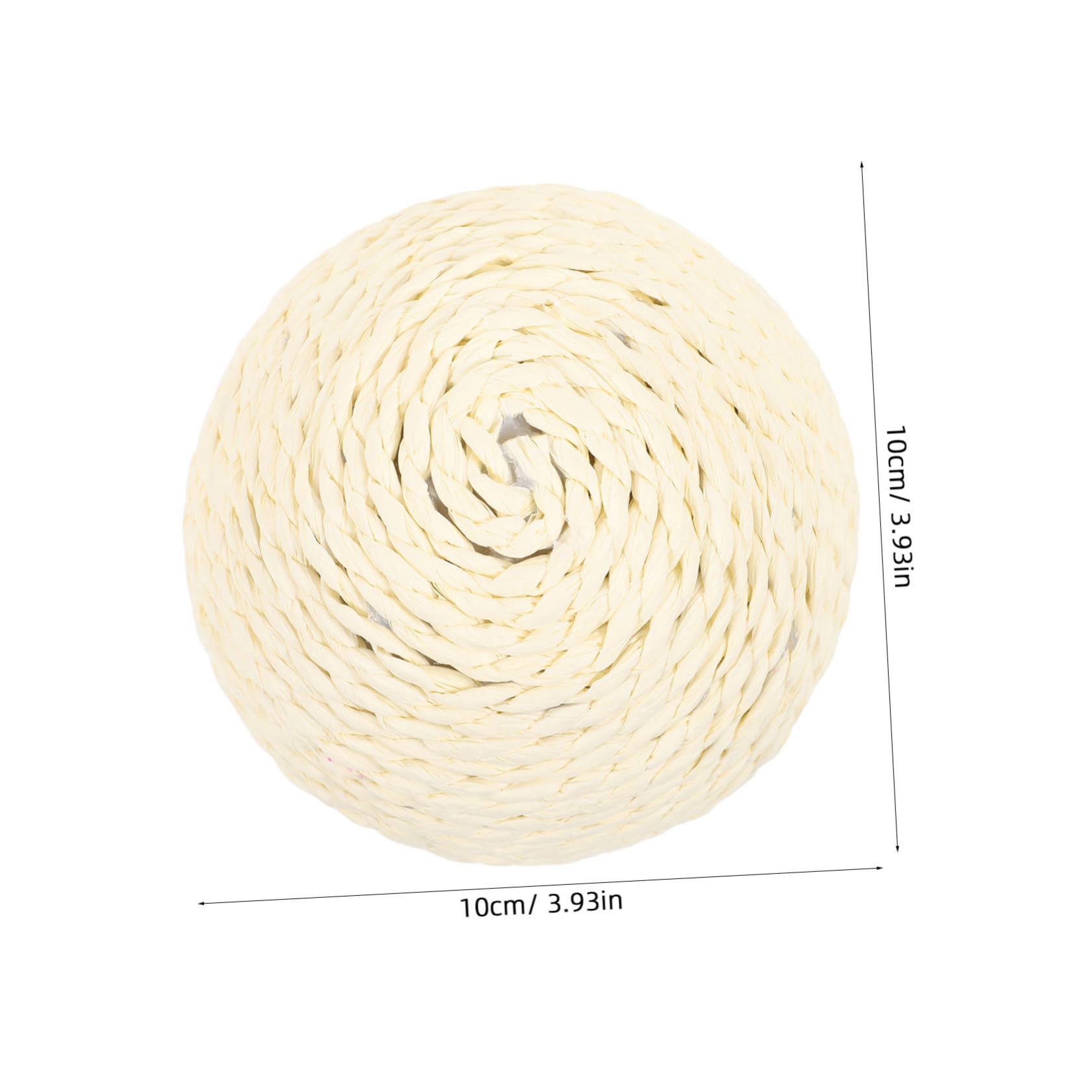VICASKY Interactive Cat Ball Large Natural Chewing Ball for Kittens Cats Pet for Mental Stimulation and Playtime for Indoor Use Off