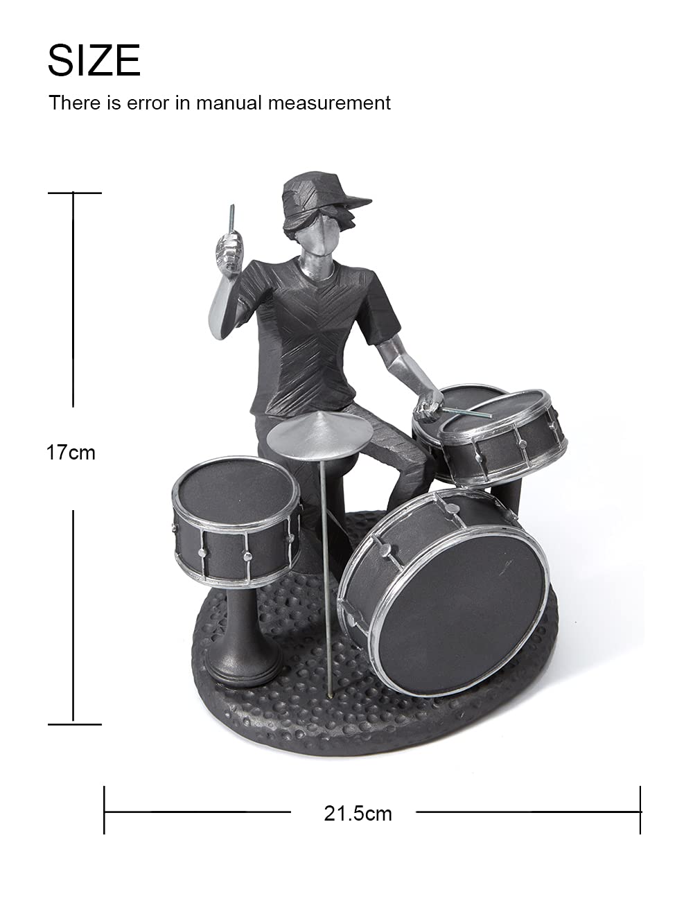 NENBOLEC Music Sculpture Decor Modern Figurine Statue Musician Gifts Piano Ornament Table Centerpiece Crafts Polyresin Home Arts 21cm - Image 3