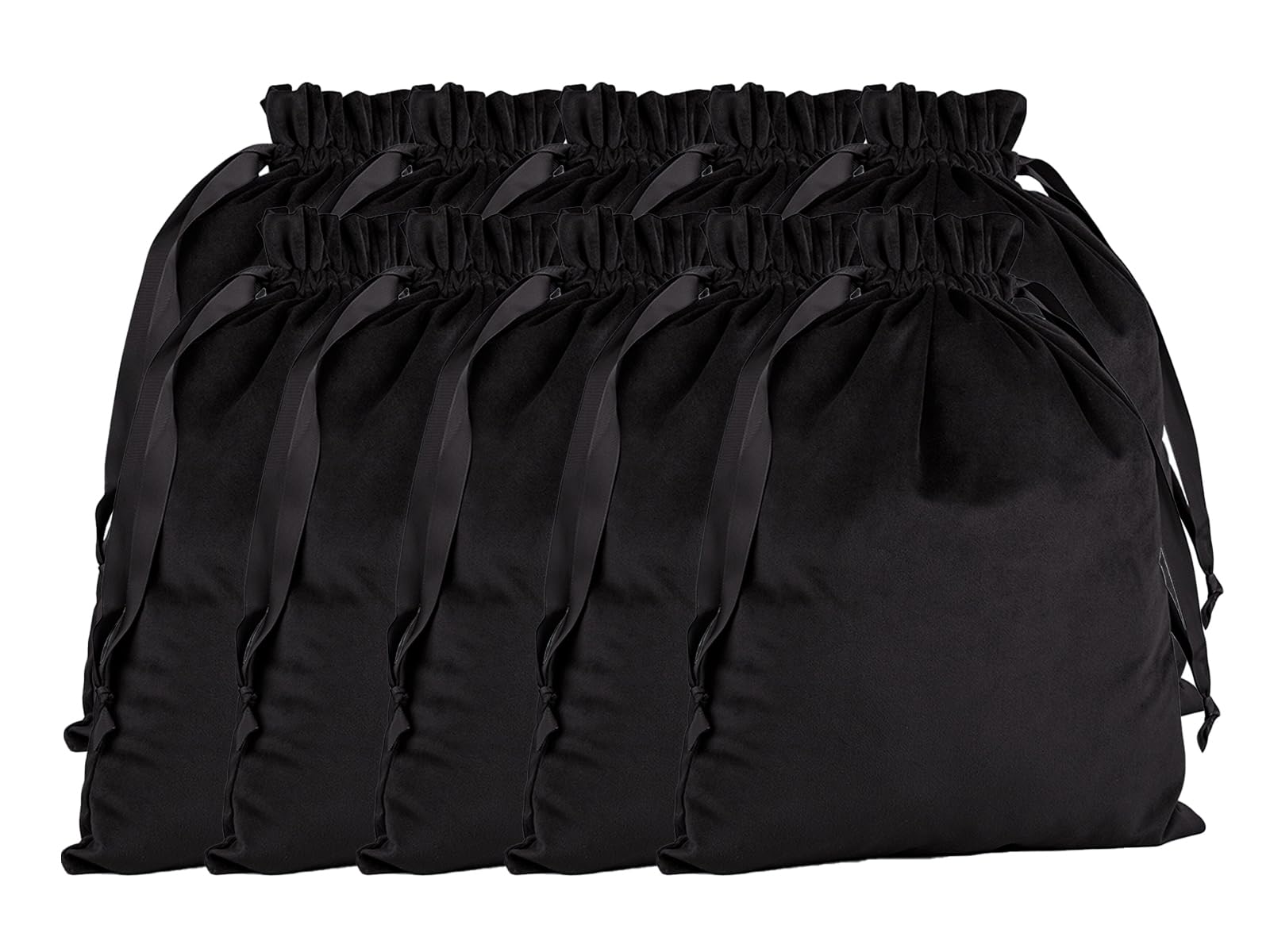 Pochettes cadeaux en velours de haute qualité pour bijoux et écrins raffinés - 10 pièces