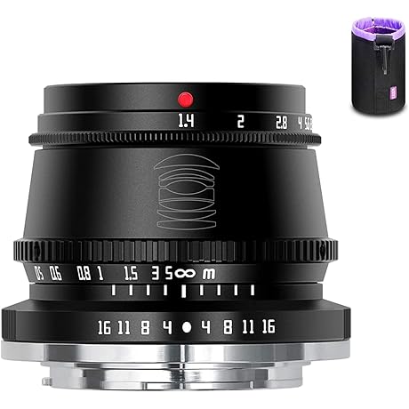 TTArtisan 35mm F1.4 Manual Focus APS-C Lens for Fuji X-T1