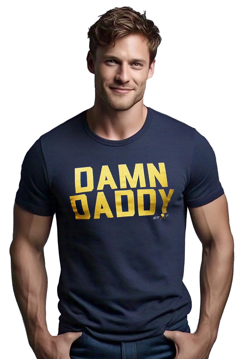 Ajaxx63Men's Damn Daddy T-Shirt [Navy]