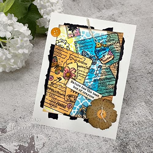 Woodware Francoise Collection-Garden Journal-Clear Stamp, 6 x 4 inches, Transparent - Image 4