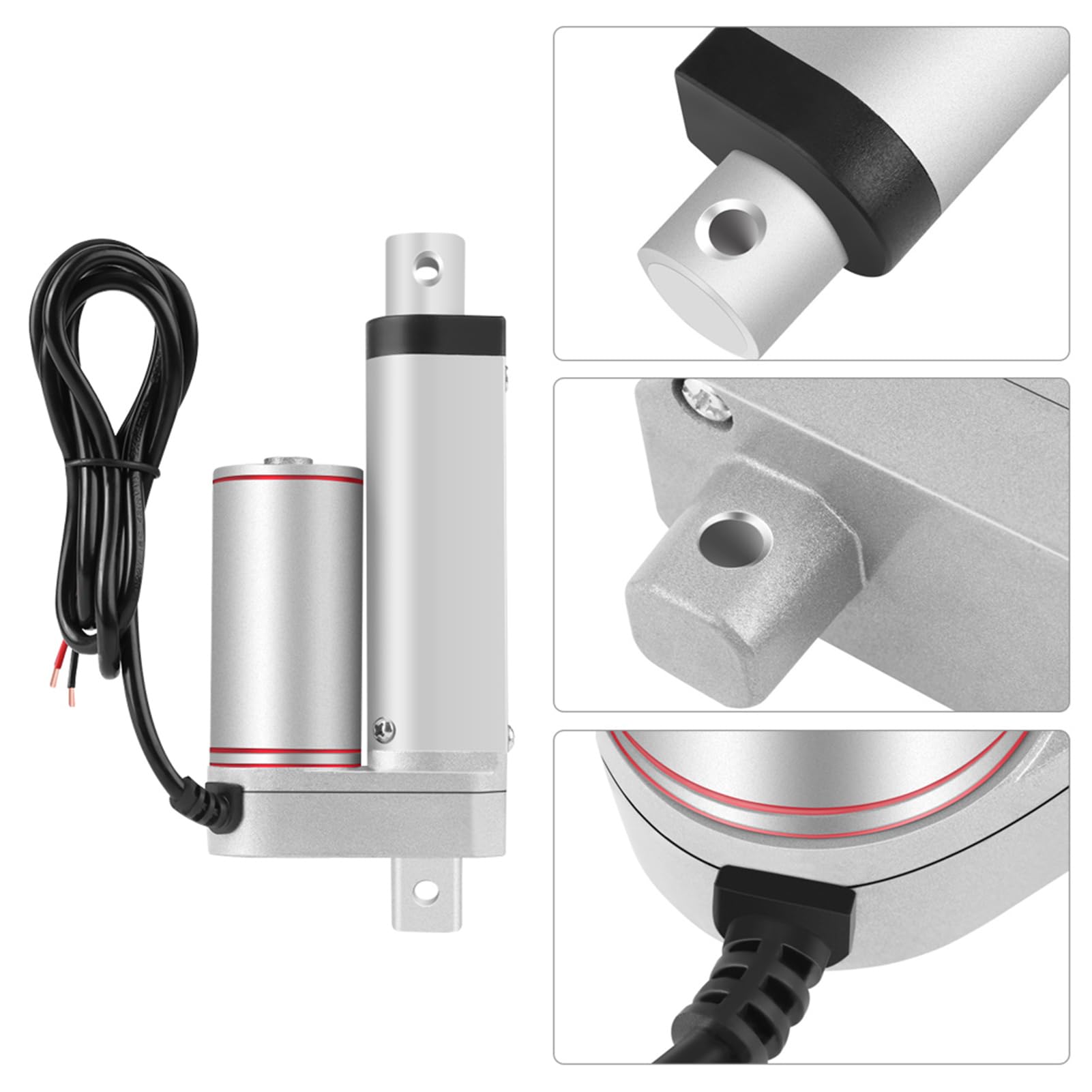 RiToEasysports Attuatore Lineare Elettrico a 24 V Lineari - Clinch 50 Mm, Motore a Magnete Permanente CC, Cavo o Telecomando - per Macchine Meccaniche
