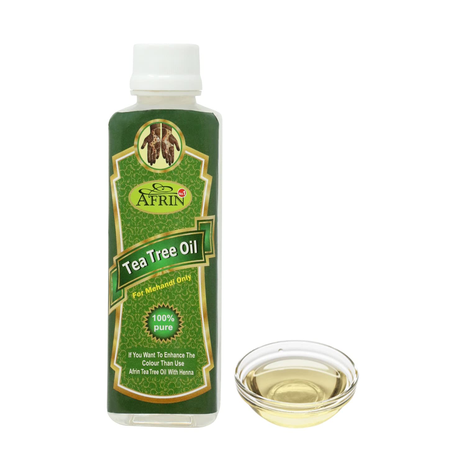 AFRIN Henna Mahendi Tea Tree Oil For Making Mahendi cones - 200 ml-picture-37