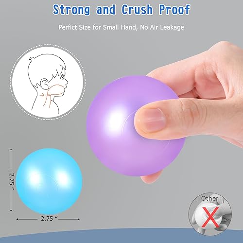 Miniatura 5 de Pelotas para hoyos de bolas, sin ftalatos, sin BPA, bolas de plástico no tóxicas para niños y diversión para jugar