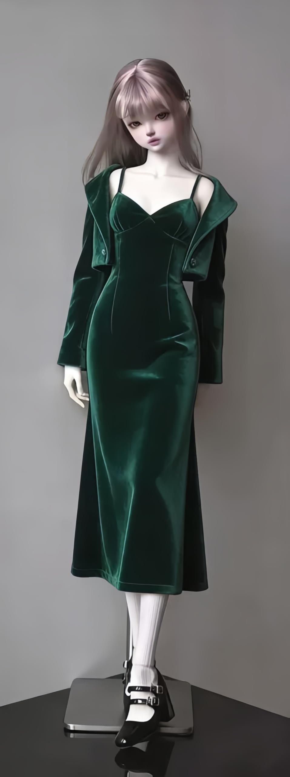 Bjd Puppenkleidung, Ballgelenk-Puppenkleidung, für 1/3 1/4 1/6 Bjd-Puppen, handgefertigt, Modestil-Set, Puppe nicht im Lieferumfang enthalten (M, 1/4)