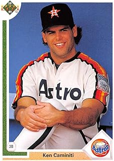 1991 Upper Deck Baseball 1991 Hologram #180 Ken Caminiti Houston Astros Official MLB Trading Card From The UD Company