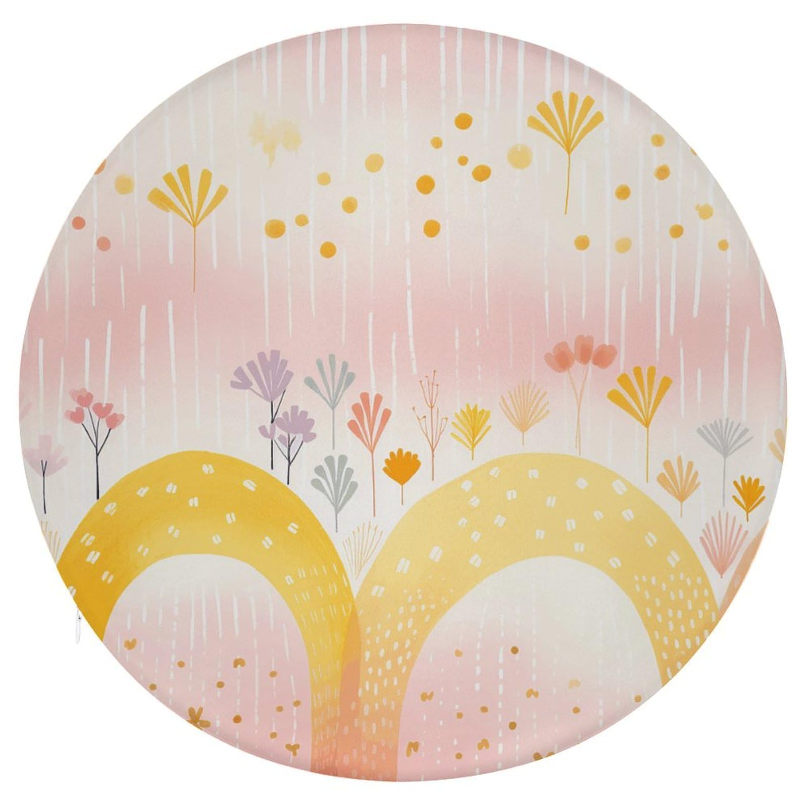 Adfgyerh Style Several Rainbows Cushion Memory Foam Pillow Core，Seat Cushion Detachable Design，Chair Cushions Suitable For All Seasons, And Can Be Used In Offices, Dining Rooms, Homes, And Other Settings.
