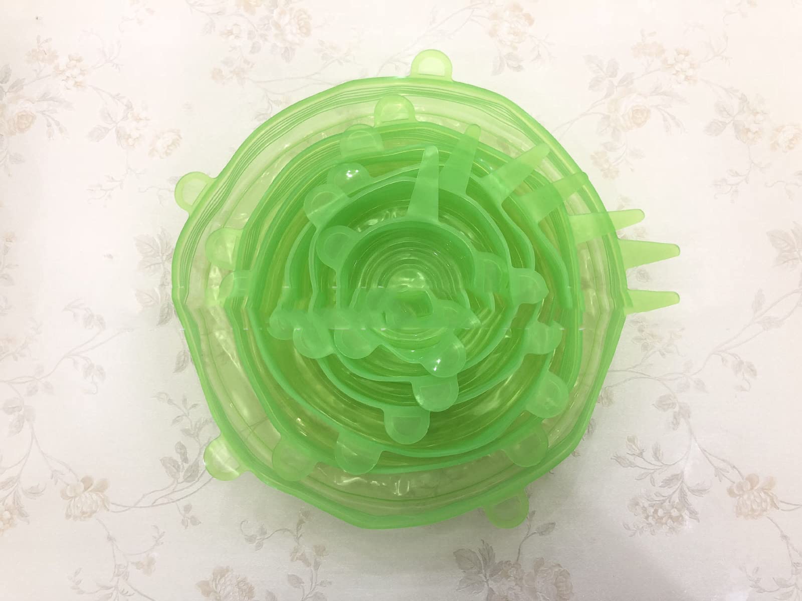 Coperchio Per Tazza In Silicone A Forma Di Frutta, Diametro 10,5 Cm, Universale E Riutilizzabile, Anti-Polvere E A Tenuta, Verde, Microonde E Freezer - 2