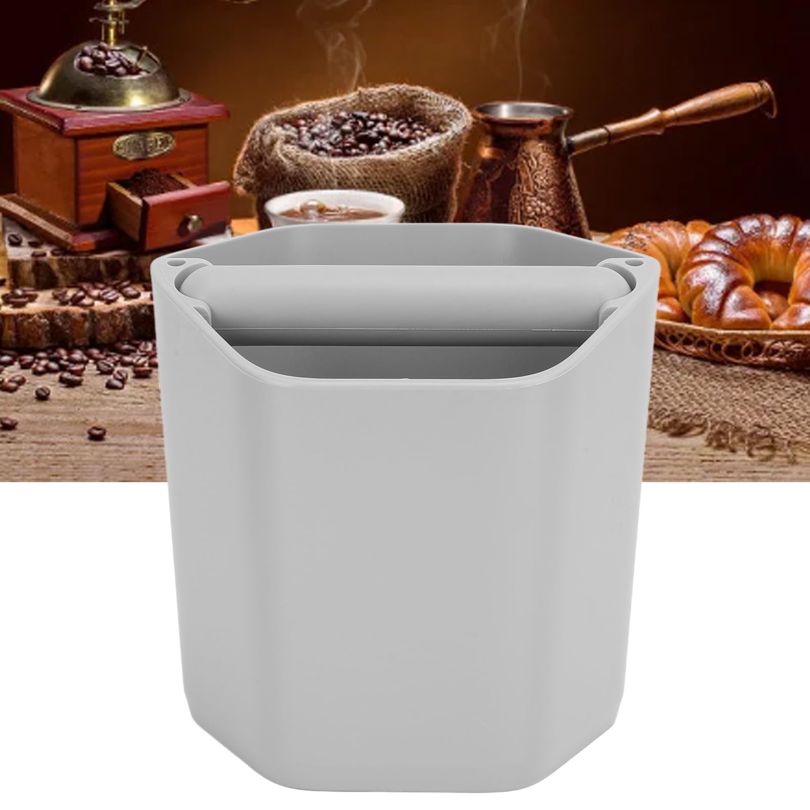 Boîte à Marc De Café Knock Box Espresso – ABS Robuste, Barre Amovible & Base Antidérapante Pour Machine Expresso