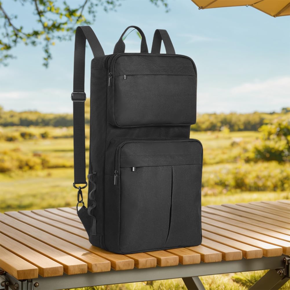 Zaino DJ per Pioneer DDJ-400 DDJ-FLX4 Roland DJ-202 Custodia di controllo DJ Borsa da viaggio leggera anti-graffio tracolla regolabile, Nero , Travel