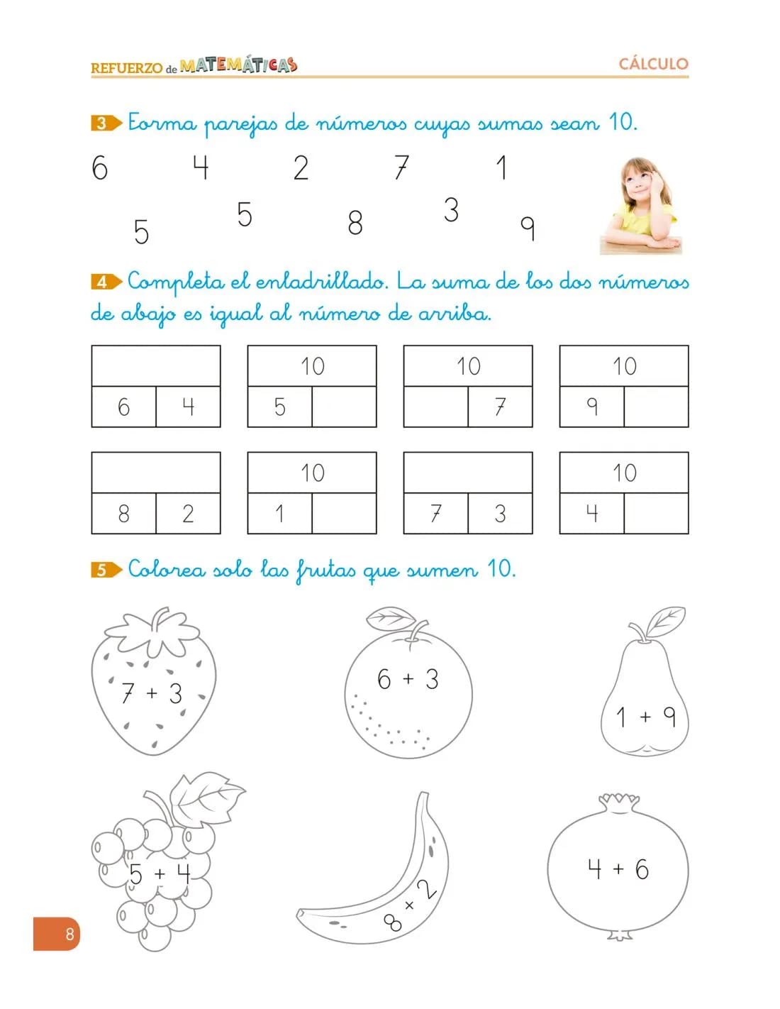 SUMAS Y RESTAS 6 AÑOS | Aprende a Sumar y Restar Editorial Geu 1 Primaria | Cuadernillo Verano 1 Primaria | Sumas Llevando y Restas Sin Llevar Hasta el 99 | Matemáticas Comprensivas 1 - Cálculo 3