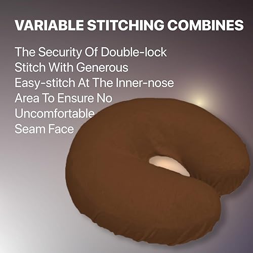 Miniatura 5 de Acuforce - Funda para cuna de masaje facial Fundas de almohada patentadas 100% algodón y sin costuras Funda creciente para cojines de mesa de