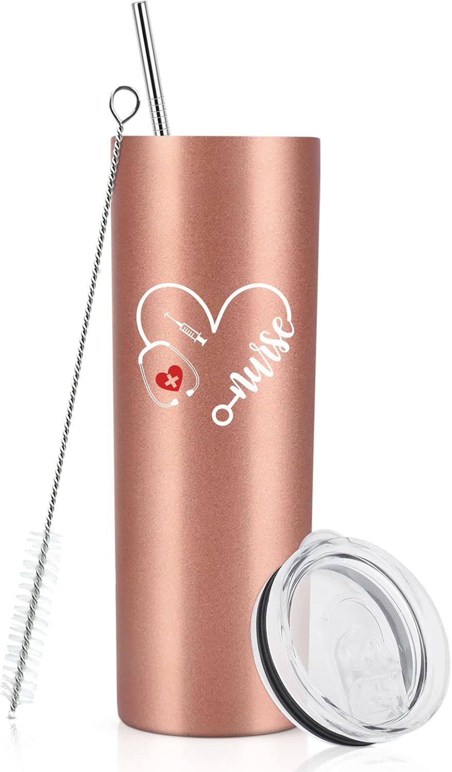 GINGPROUS Nurse Tumbler, Nursing Gifts for New Nurse Nurse