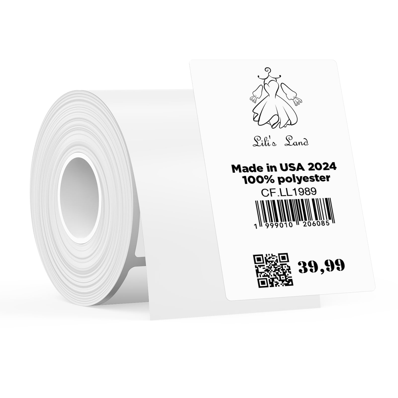 Kabel Etikettenband 15x60mm - Schwarz/Gelb Für SUPVAN G15M Drucker