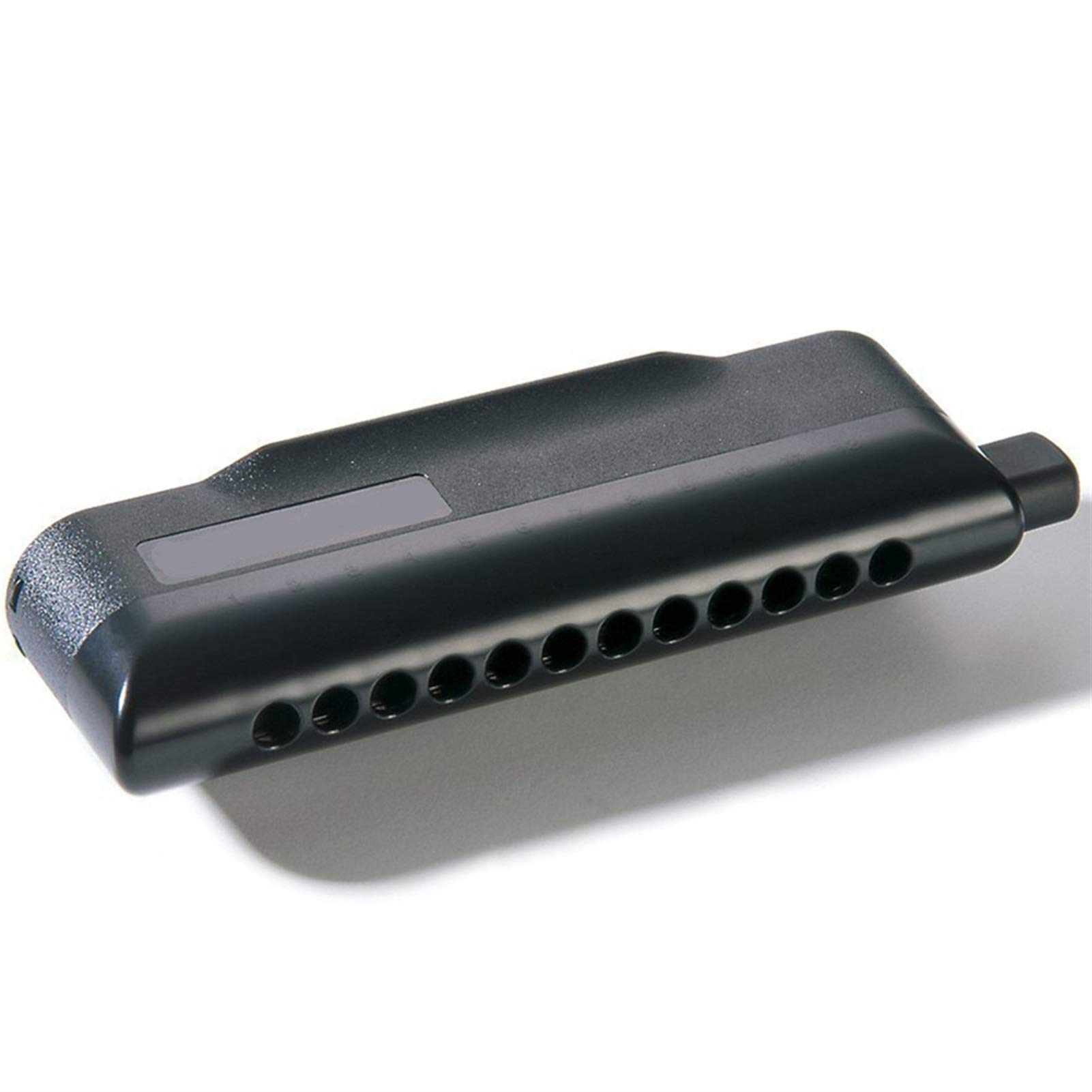 Harmonica 12 Hole 48 Tone Mouth Organ Instrumentos Chromatic Key Of C Blues Harp Musical Instruments Black
