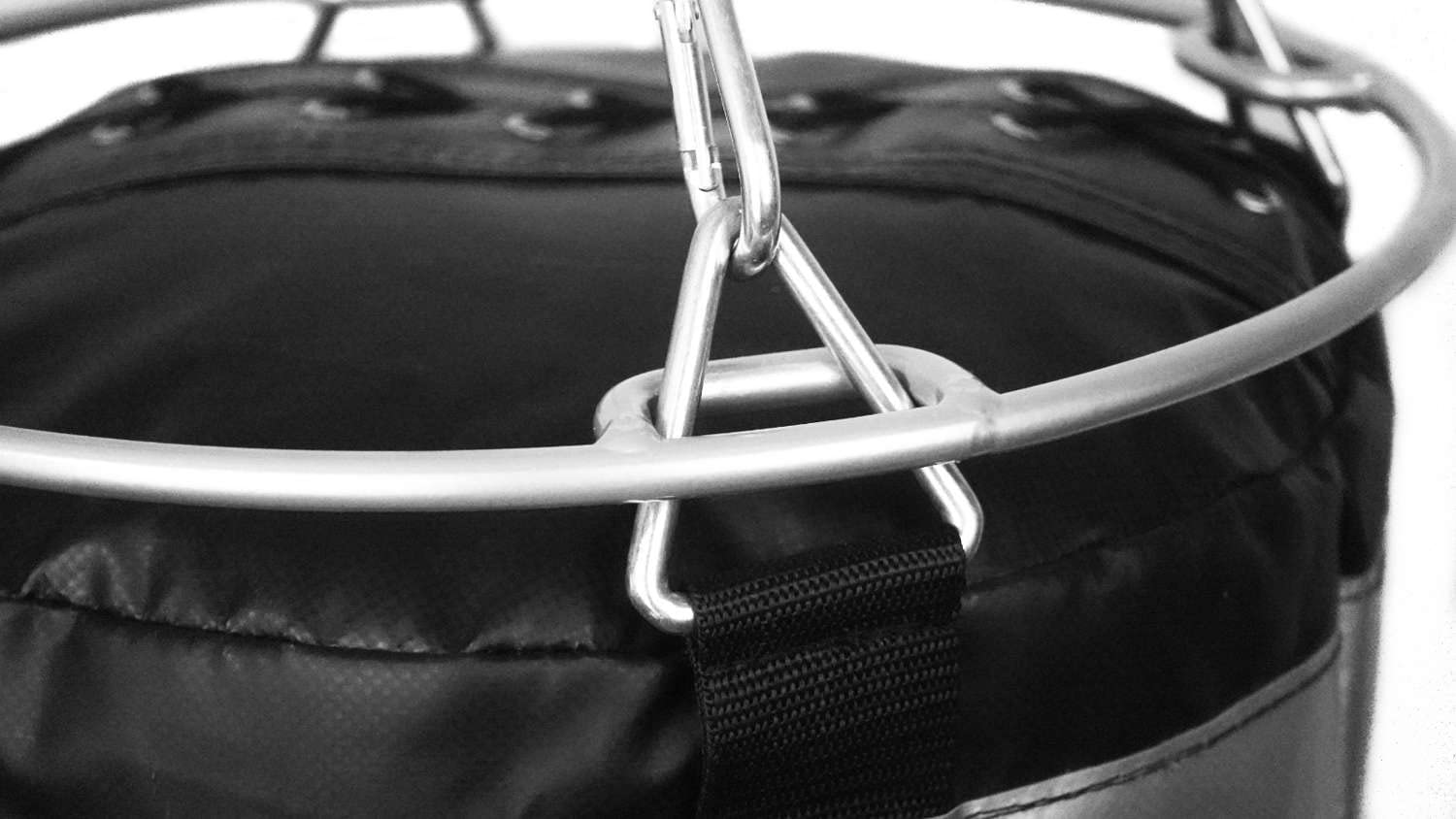 DBX BUSHIDO Sport Reifen Für Einen Boxsack Mit Einem Durchmesser Von 30 cm Oder 35 cm Oder 40 cm - 45 cm Boxsack Halterung - Haken Decke - Deckenhalterung - Deckenhaken Schwerlast