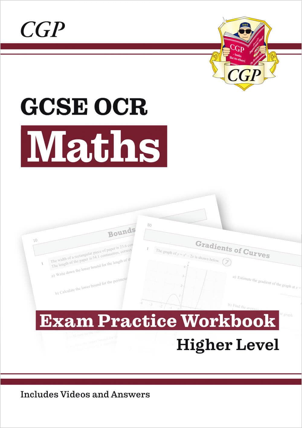 GCSE Maths OCR Exam Practice Workbook: Higher - includes Video Solutions and Answers: for the 2025 and 2026 exams