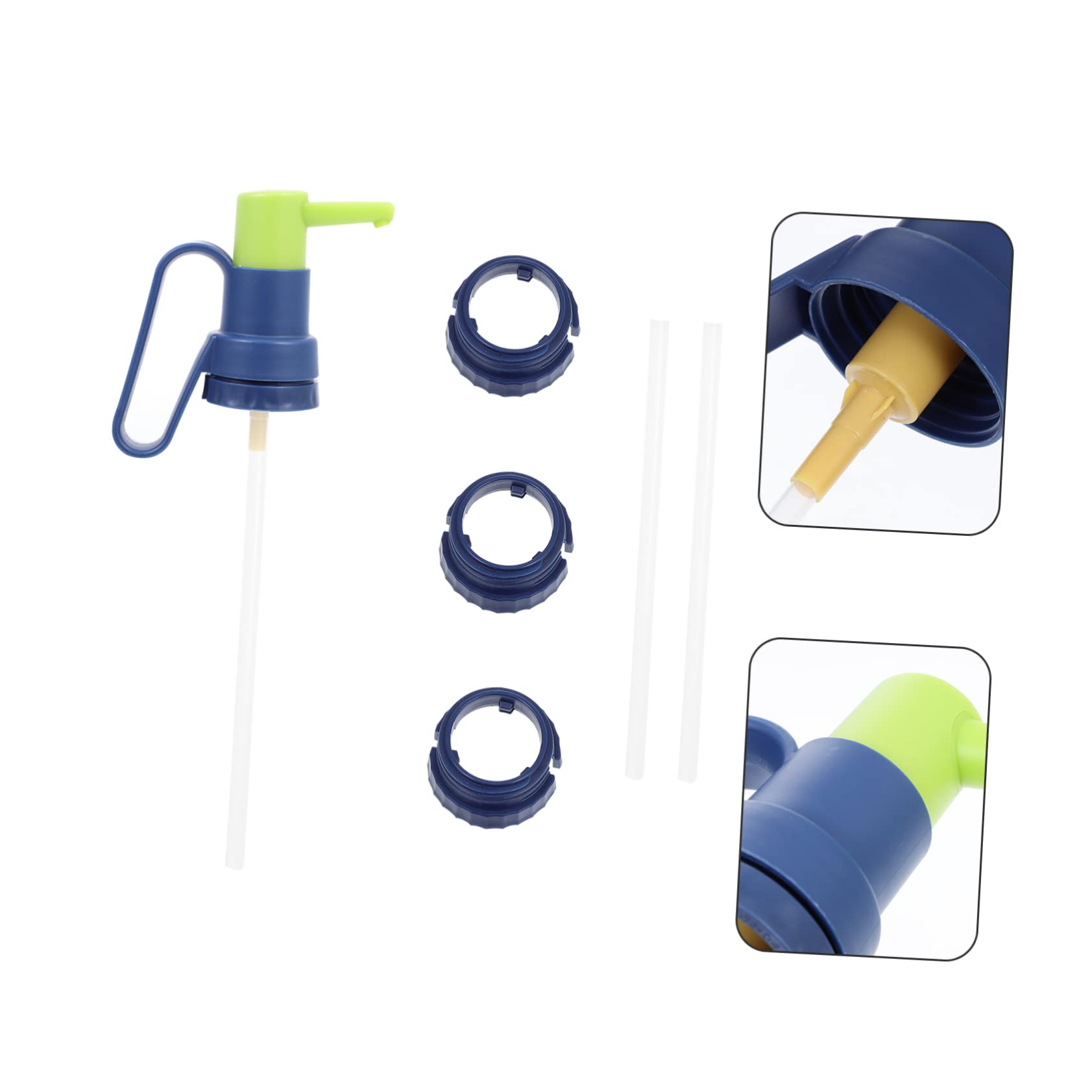 HEALLILY 2 Sets Oyster Sauce Pump Fast Installation Long-Lasting Kitchen Bottle Pump Dispenser for Ketchup Bottle