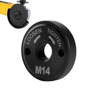 1PCS M14 Quick Release Nut,Angle Grinder Nut,Heavy Duty Self Locking Retaining Quick Release Angle Grinder nut for A ngle Grinder Fitting Part