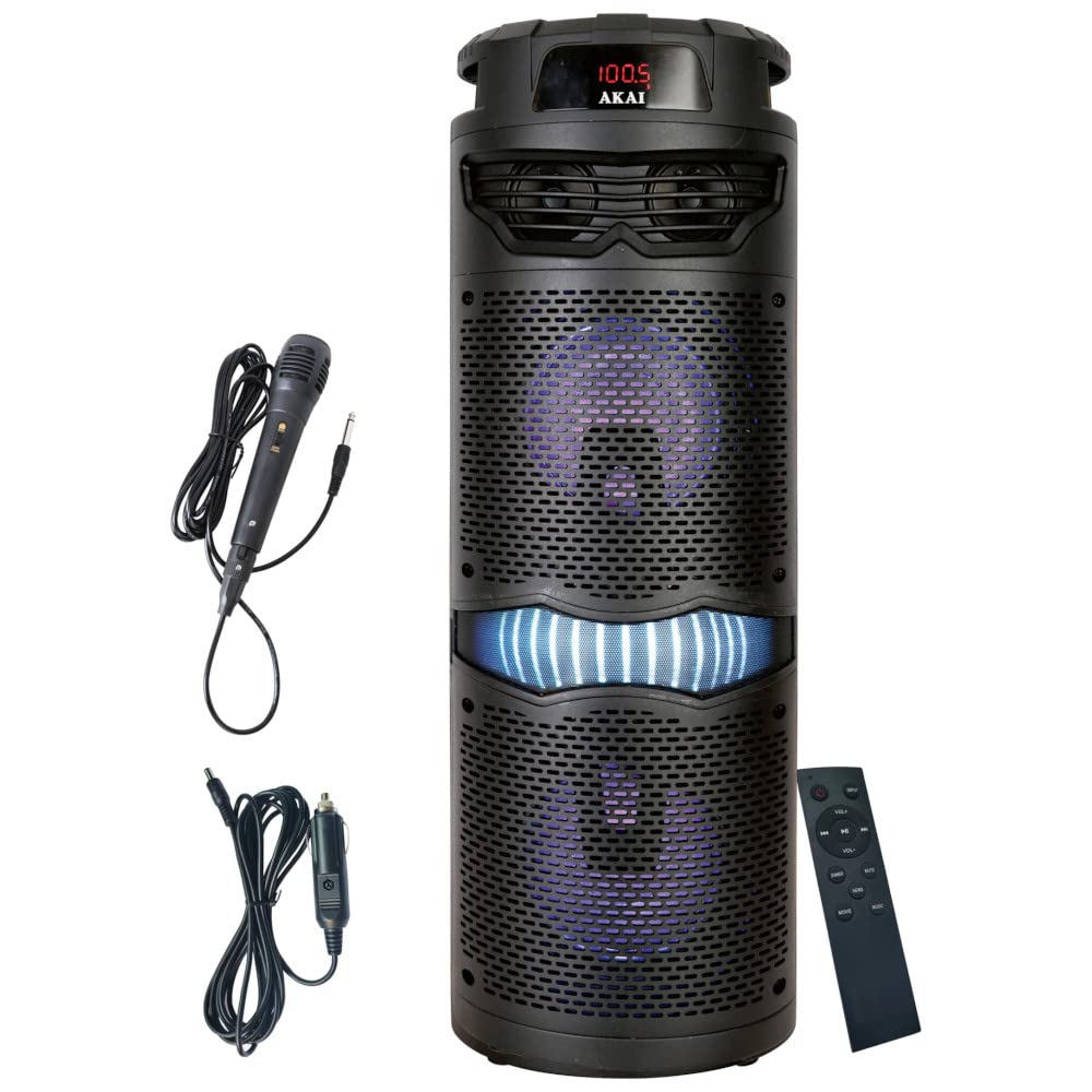 Akai ABTS-636 przenośny głośnik, Bluetooth 5.0, 40 W, czarny