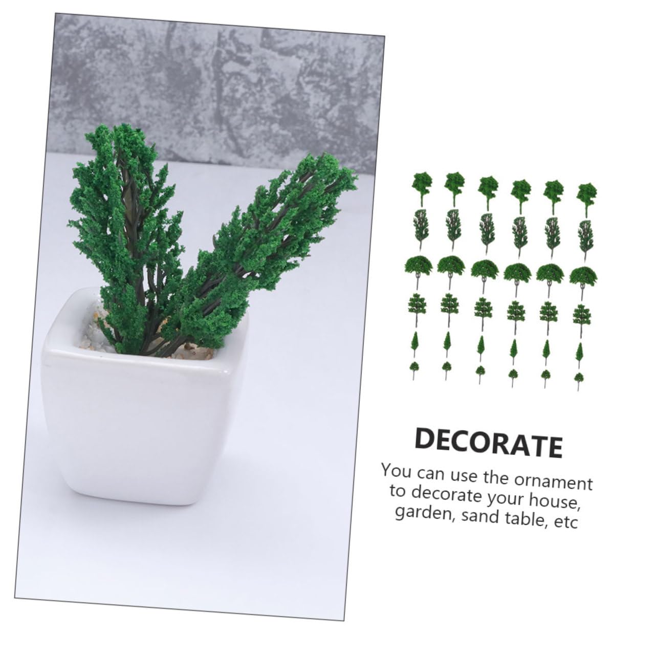 STOBOK 210piezas Árboles para Dioramas De Árboles De Simulación para y Manualidades Aleatorios