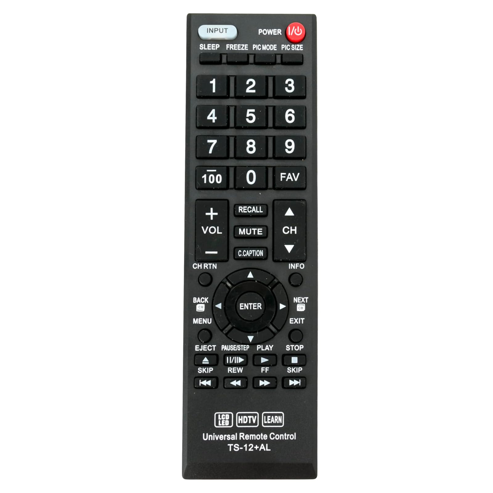 Replacement Remote Control fit for Toshiba LCD LED HDTV 3D 4K UHD Smart TVs CT-90325 CT-90326 CT-90329 CT-8037 CT-90302 CT-90275 CT-90 CT-90366 with