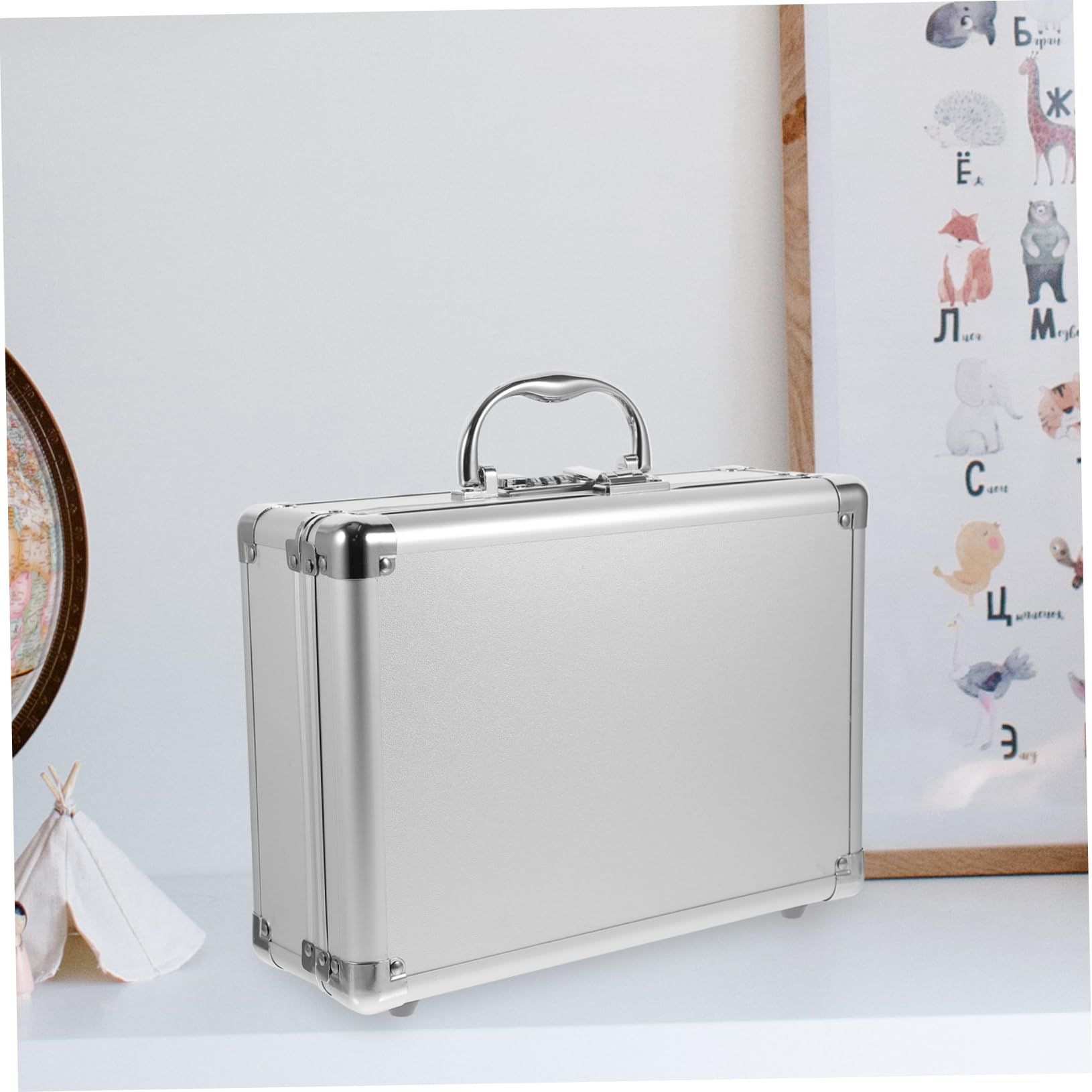 DOITOOL Valigetta in Metallo Porta Attrezzi Con Password Custodia Rigida Con Maniglia 11.42X8.07X4.13 in Per Organizzatore Di Strumenti Uso Interno Ed Esterno