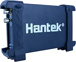 Hantek Laptop PC USB Armazenamento Digital Osciloscópio Virtual 2 Canais 20Mhz Osciloscopio Portátil Portátil (6022BE)