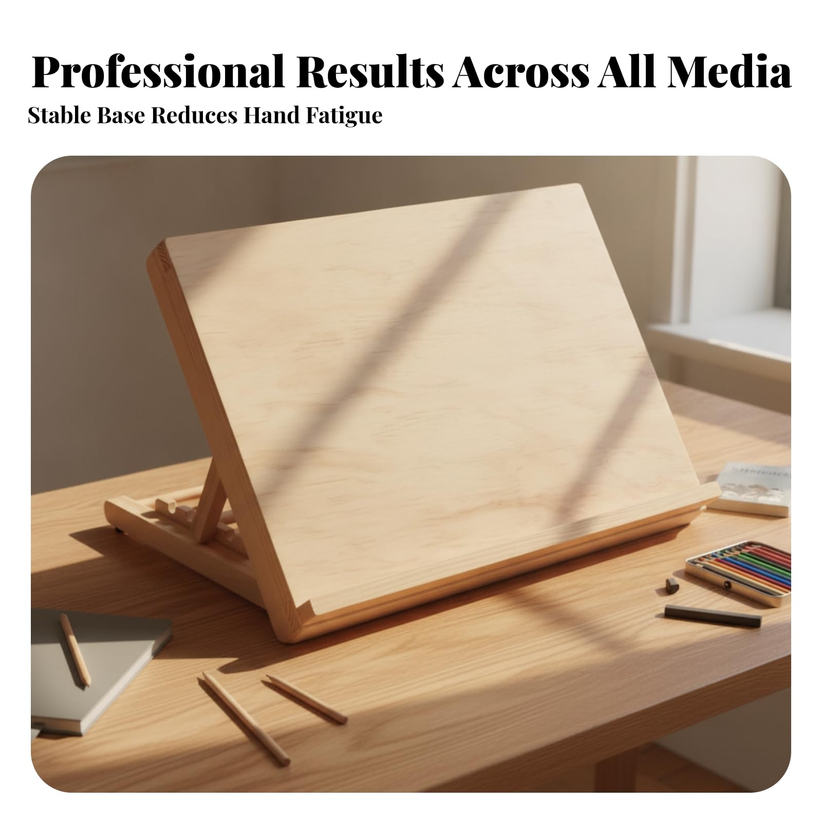Planche à Dein Table En Bois | Portable, Table En Bois, Compact, pr Bureau, Artistes
