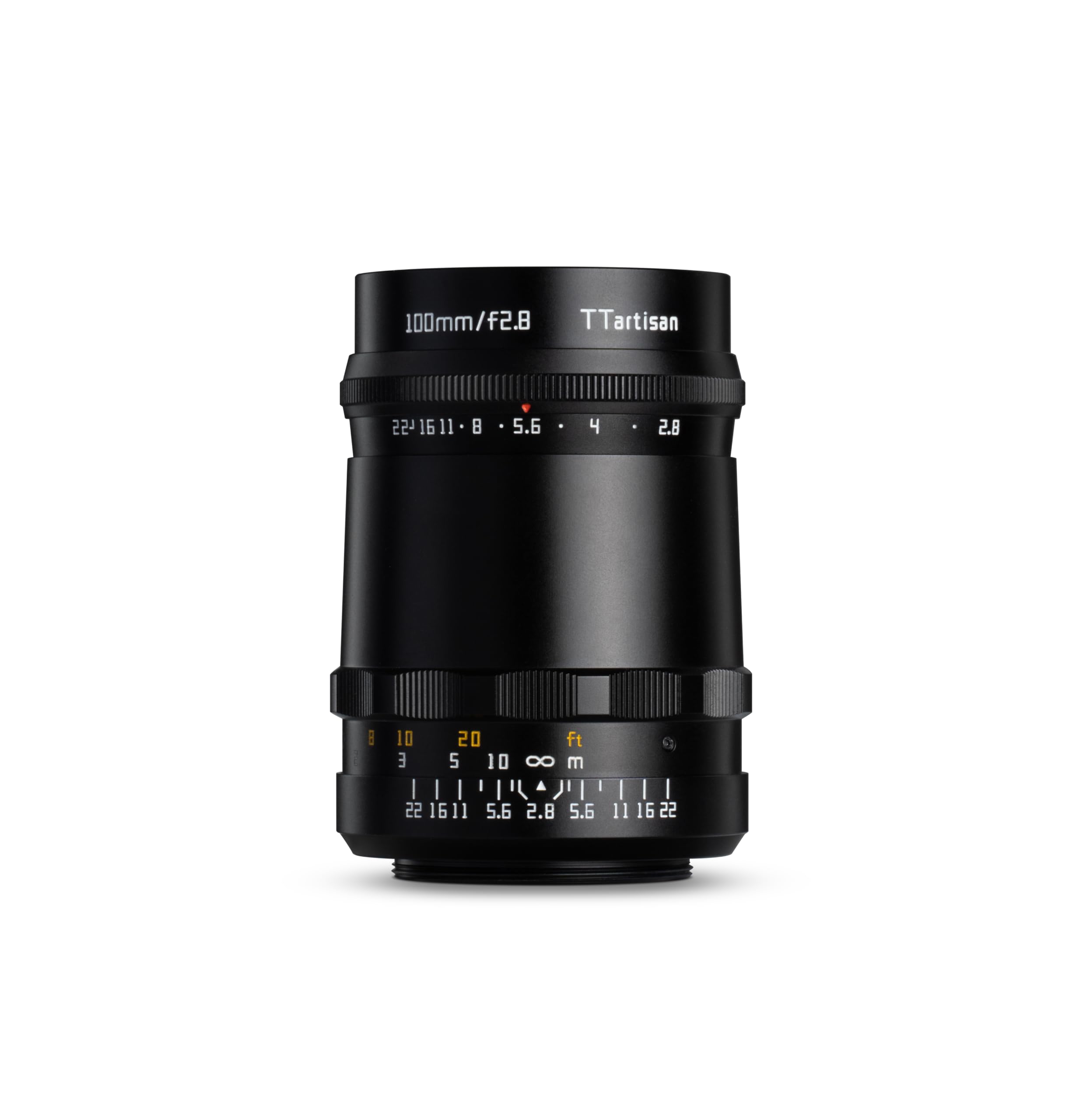 TTArtisan Lente con corpo in metallo F2.8 (Bubble Bokeh) da 100 mm, compatibile con attacco Leica M, colore: nero