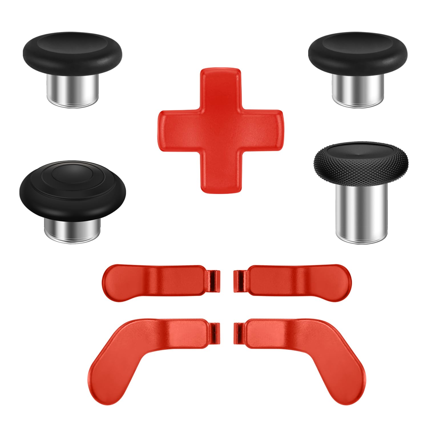 9 in 1 Magnetic Thumbsticks Analog Thumb Sticks Replacement Joystick Parts Repair Accessories Kit Component Set with 4