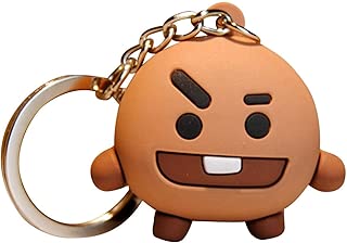 djryj Exquisito BTS Keychainkpop BTS Bangtan Niños Dibujos Llavero Bolsa Colgante Llavero Jimin Junkook Suga Peluche Llavero Chimmy Juguetes y juegos Llaveros