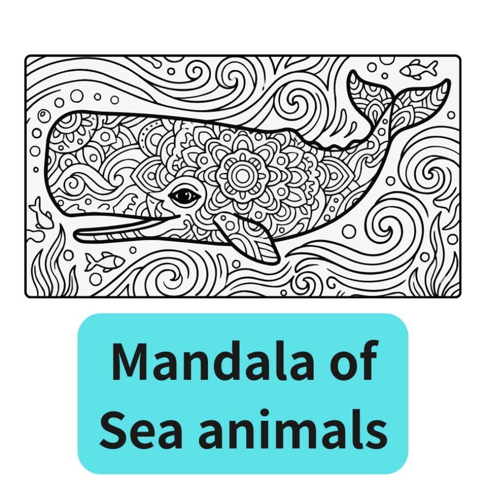 Mandala of Sea animals